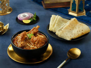Bhuna Mutton & Roomali Roti Meal (Serves 1)