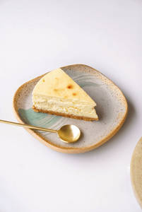 New York Style Cheesecake Slice