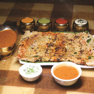 Onion Rava Masala Dosa