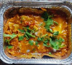 Egg Masala Ghotalo 2 Egg With 2 Pieces  3 pc Roasted Bun