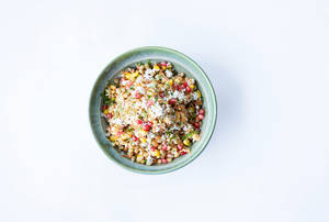 Wheat N Nut Salad ( Vegan )