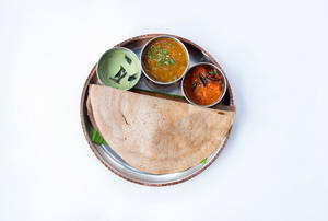 Duo Of Black Rice & Red Rice Dosa ( Gluten Free )