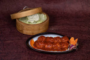 Momos In Schezwan Sauce