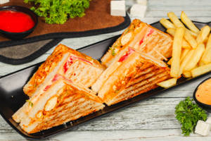 Paneer Tikka Grilled Sandwich