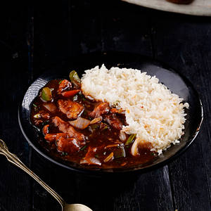 Manchurian Chicken Rice Bowl