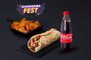 Howzat Veg Shawarma, Side & Beverage Meal