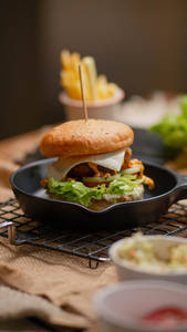 Chicken Tikka Burger