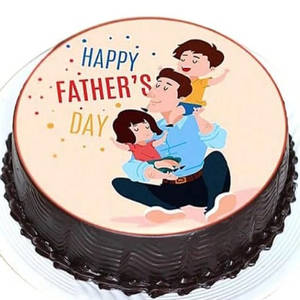 Father'S Day Special Cake [2 Pound]Day Special Photo Cake 2 Pound