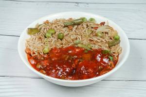 Veg Fried Rice + Veg Manchurian Combo                       