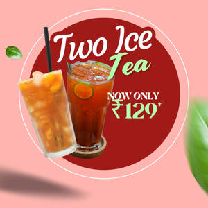 2 Peach Ice Tea
