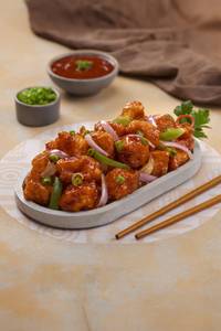 Schezwan Chicken Dry - Mini
