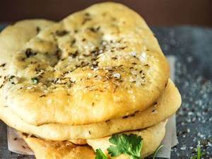 Mutton stuffed naan