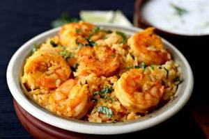 Prawn pulav