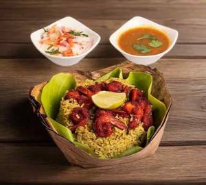 Donne Kshatriya Chicken Wings Kebab Biryani