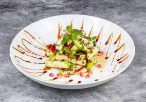Honey mint apple salad