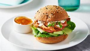 Tandoori chicken burger 