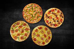 4 Non-Veg Regular Pizzas at 199 Each
