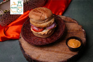 Whole Wheat Chicken Burger With Classic Cold Coffee
