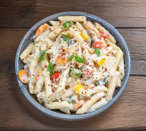 Veg white souce pasta