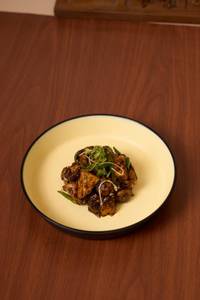 Cottage Cheese Mushroom Honey Pepper Sauce