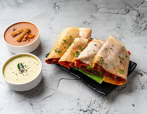 Butter Schezwan Masala Dosa