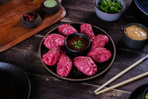 Mushroom And Cheese Steam Momo