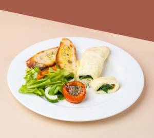 Omelette Fish Spinach