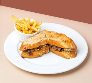French Onion Mushroom Sandwich