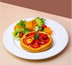 Roasted Tomato, Basil & Goat Cheese Tart