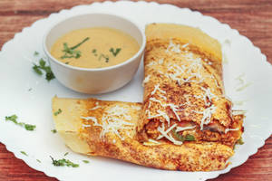 Masala cheese dosa