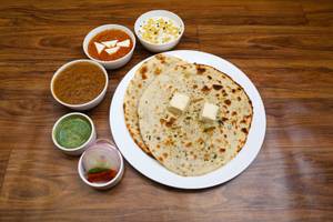 Shahi Paneer Thali ( Shahi Paneer +Dal makhni + 3 Butter Chapati                                             