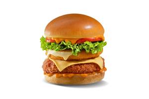 Lord Cheesynator Chicken Burger