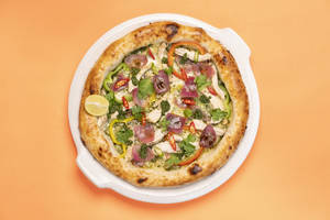 Coriander Chicken Pizza
