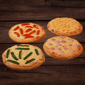 4 Kitti Pizza+veg Single