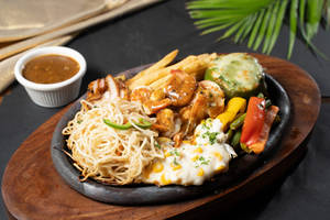 Grilled Prawn In Lemon Butter Sauce