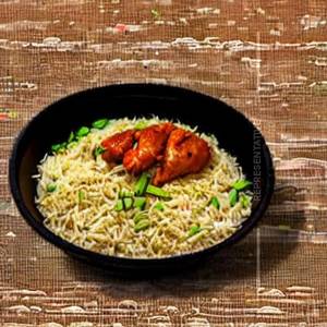 Anda Chicken Singapore Rice 