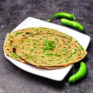 Green Peas Paratha