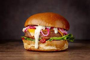 Veg. cheese burger  