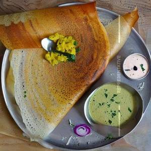 Open Butter Dosa