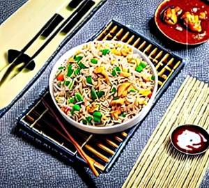 Chicken Triple Fried Rice