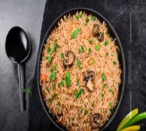 Mushroom Schezwan Fried Rice