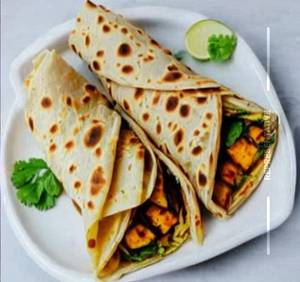Paneer Paratha Wrap