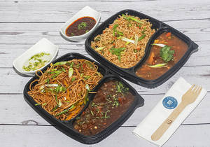 Choose Your Rice Or Noodles With Choice Of Gravy