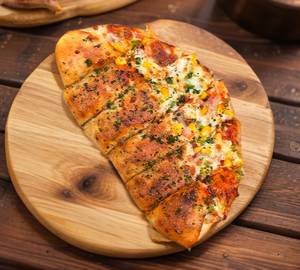 Pizza & Garlic Bread Two In One Pizza