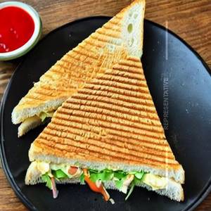 Bread Omlete Boiled Egg Mayo Sandwich