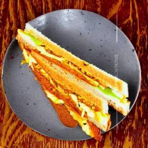 Bread Omlete Boiled Egg Cheese Sandwich