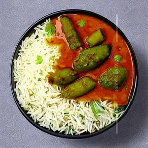 Plain Sabzi Chawal