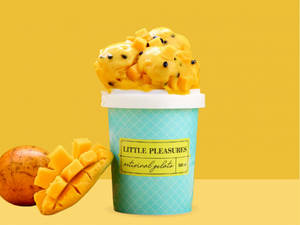 Mango Passionfruit Sorbet 500ml (eggless & Glutenfree)