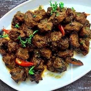 Mutton Pepper Onion Fry