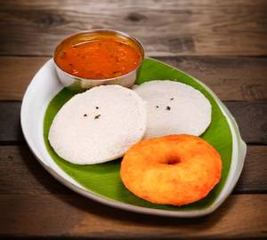 1 Piece Idly +2 Vada